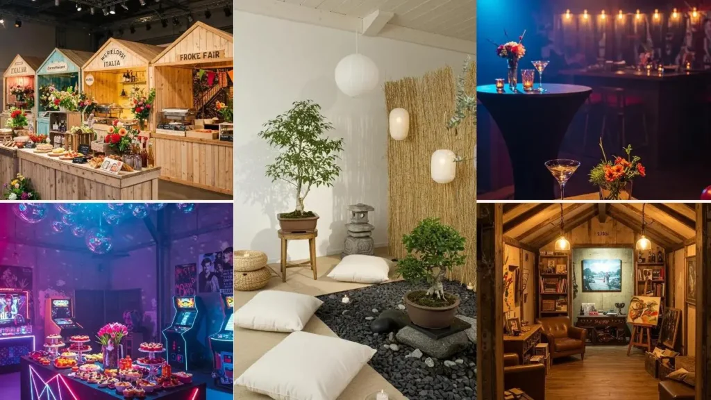 Gepersonaliseerde volwassen verjaardagsfeest ideeën: diverse feestlocaties en thema's.