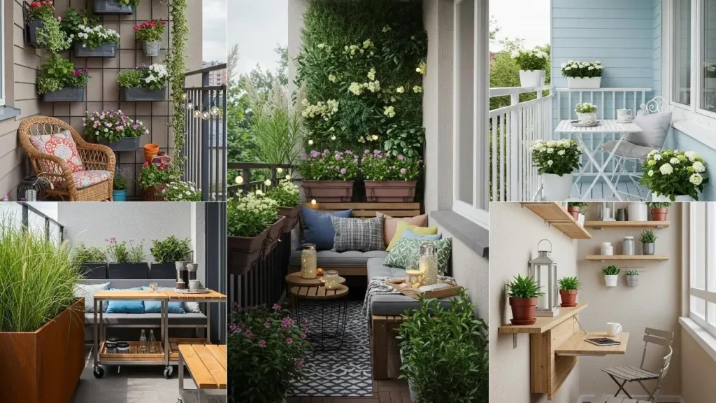 Inspiratie voor het verdubbelen van de ruimte op je balkon met planten, meubels en slimme tips.