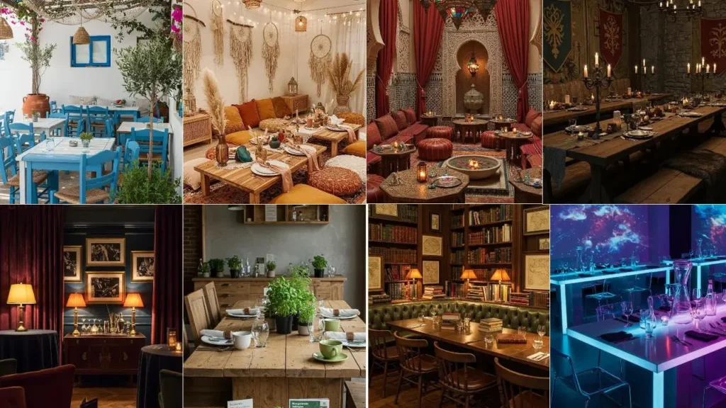 25 manieren om je eetkamer om te toveren tot een pop-up restaurant thuis, sfeervolle interieurbeelden.